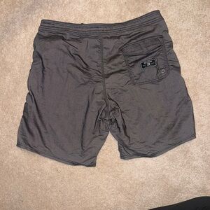 Billabong dark grey swim trunks, size 33